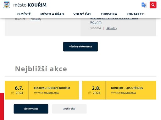 www.mestokourim.cz