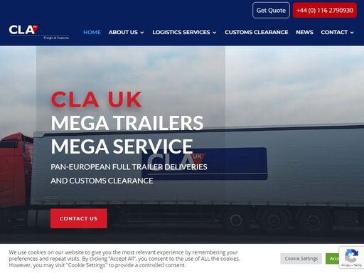 cla uk pan european freight services and management company operating logistics platforms in the united kingdom and throughout europe.