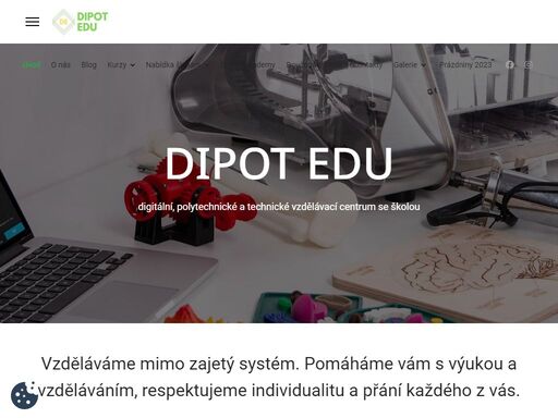 dipot edu - digitální, polytechnické a technické vzdělávací centrum se školou. vzděláváme mimo zajetý systém. 