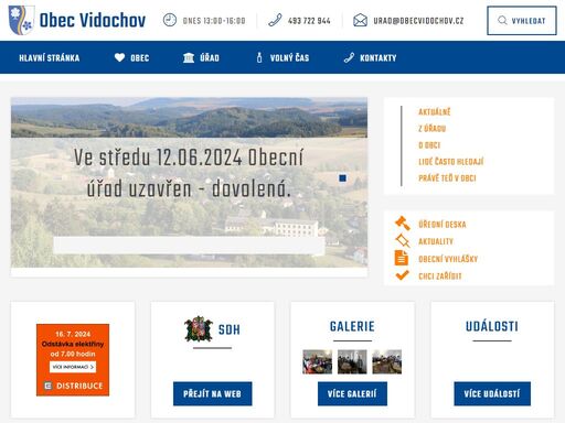 www.obecvidochov.cz