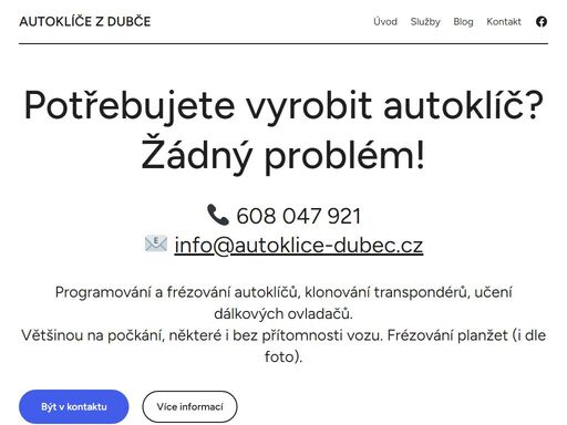 autoklice-dubec.cz