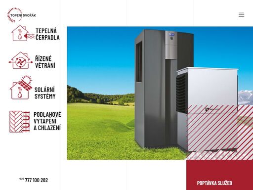 topení dvořák již od roku 2001 nabízí v české republice profesionální a odborné poradenství při prodeji a instalaci ekologických systémů pro úsporu energií a nákladů v domácnosti.
