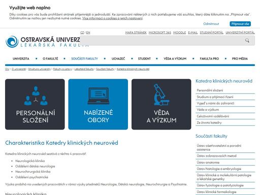 katedra klinických neurověd lf ou - oficiální internetové stránky ostravské univerzity.
