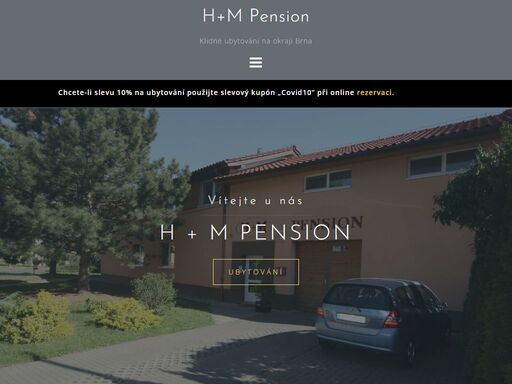 h+m pension brno poskytuje soukromé ubytování v brně s takřka domácí atmosférou a kompletní nabídkou ubytovacích služeb. klid a odpočinek v brně.