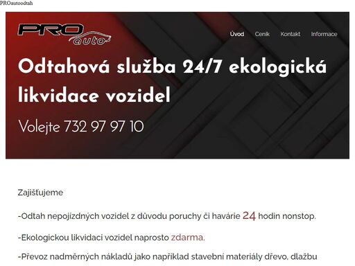 www.proautoodtah.cz