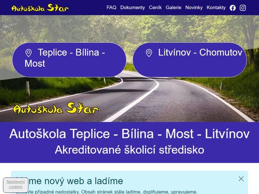 www.autoskolastar.cz