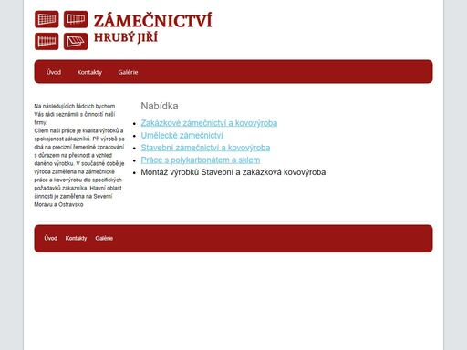 www.zamecnictvi-hruby.cz