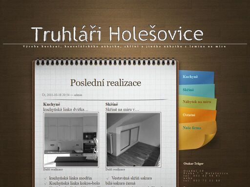 www.truhlariholesovice.cz