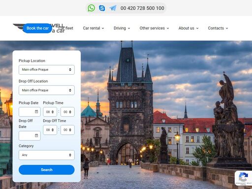 rent a car in prague and plan your trip to see the cities and towns. more than 30 reliable vehicles of different classes from the major car brands.