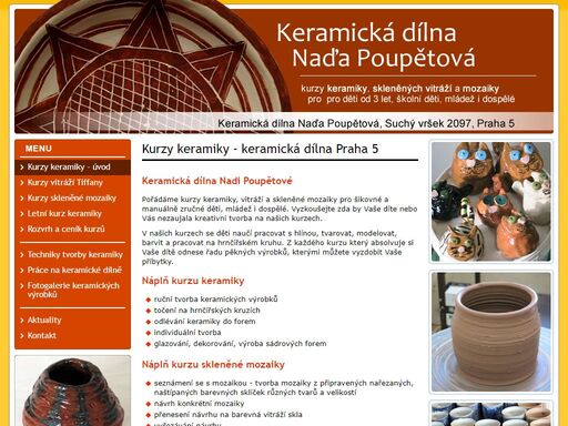 www.kurzy-keramiky-poupetova.cz