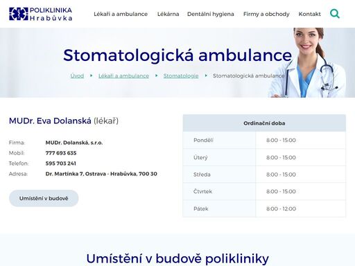 www.pho.cz/lekari-a-ambulance/stomatologie/140-mudr-eva-dolanska