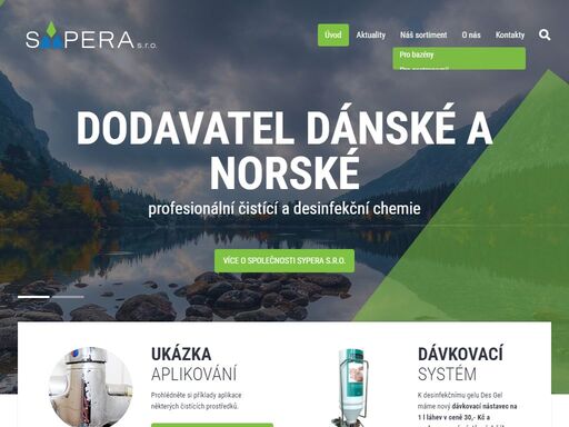 sypera dodavatel dánské a norské personální a čistící chemie