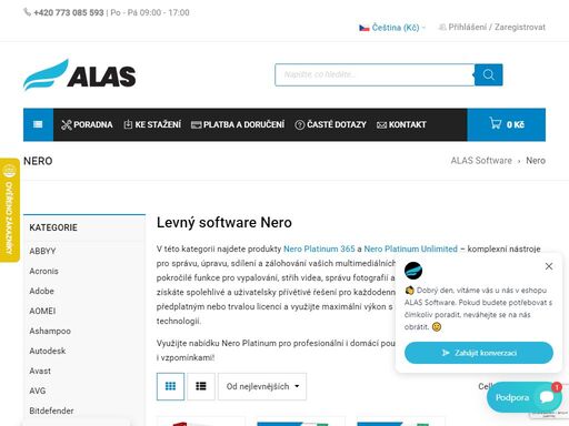 www.alas-software.cz