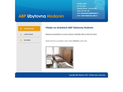 www.ubytovna-abp.cz