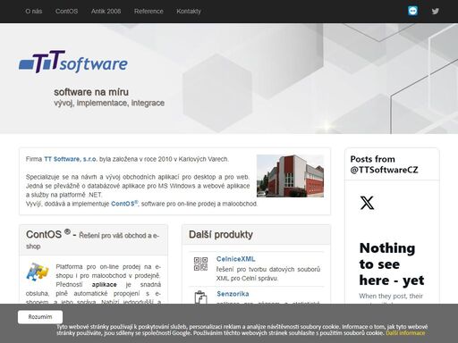 návrh a vývoj software na míru pro desktop a web. software pro starožitnosti, bazar a zastavárnu contos.cz