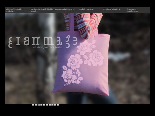 grammage - grafický a obalový design, luxusní papírové a textilní tašky, bio trička, dárkové krabičky