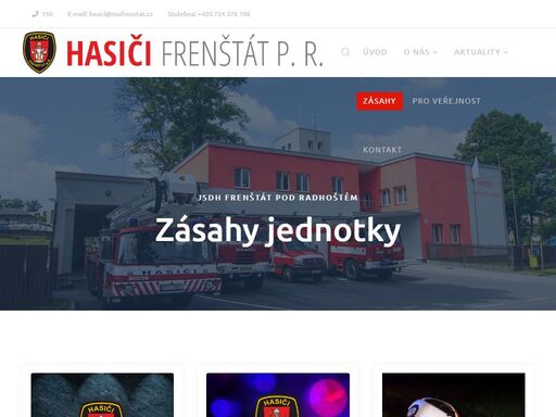 hasiči frenštát pod radhoštěm - oficiální stránky