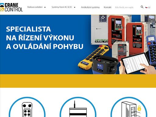 specialista na řízení výkonu a ovládání pohybu - crane control