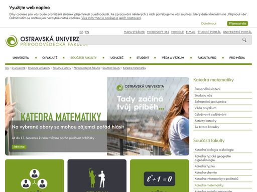 katedra matematiky přf ou - oficiální internetové stránky ostravské univerzity.