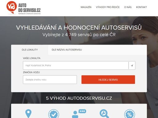 autodoservisu.cz je nejobsáhlější a nejaktuálnější  seznam autoservisů. jako naši hlavní službu nabízíme řidičům možnost vyhledat nejbližší servis podle zadané lokality.