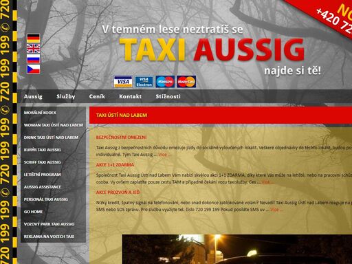 www.taxiaussig.cz