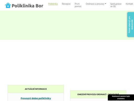 www.poliklinikabor.cz