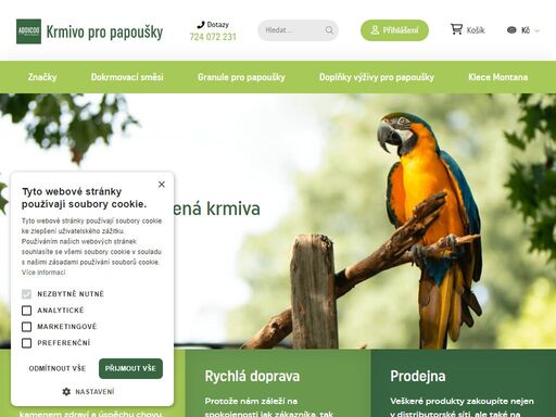 www.krmivopropapousky.cz