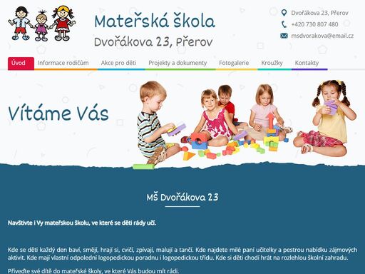 www.msdvorakovaprerov.cz