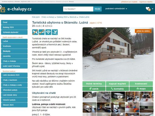 e-chalupy.cz/beskydy/ubytovani-luzna-chata-u-skiarealu-6716.php