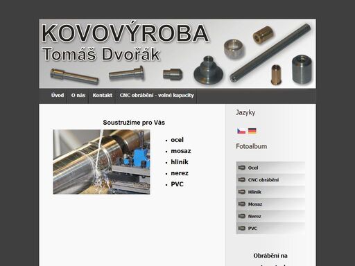 www.kovovyrobadvorak.cz