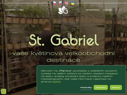 st. gabriel je jediným online velkoobchodem, který disponuje vlastním rozsáhlým skladem květin a rostlin na území české republiky.