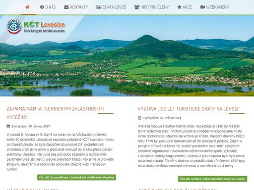 oficiální webová prezentace klubu českých turistů lovosice