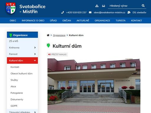 oficiální stránky obce svatobořice-mistřín