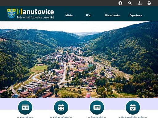 oficiální stránky města hanušovice