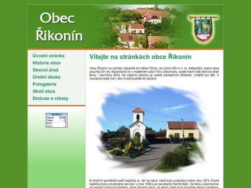 oficiální stránky obce řikonín.
