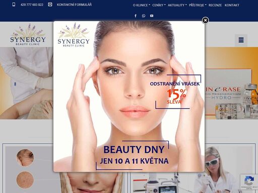 beauty clinic synergy - expert center biologique recherche v centru prahy. nabízí estetické omlazovací procedury, kosmetická ošetření a prodej kosmetiky biologique recherche.