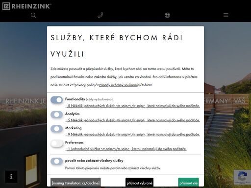 jsme celosvětově předním výrobcem titanzinku „made in germany“ a vaším partnerem č.1 pro individuální řešení střechy & fasády | rheinzink.cz