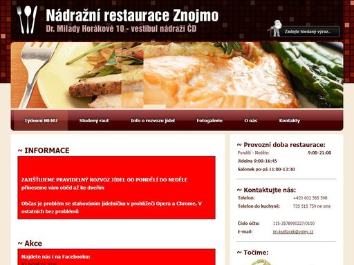 www.nadrazni-restaurace-znojmo.cz