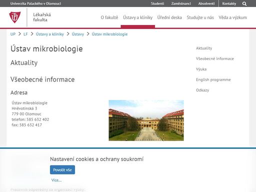 www.lf.upol.cz/ustavy-a-kliniky/ustavy/ustav-mikrobiologie