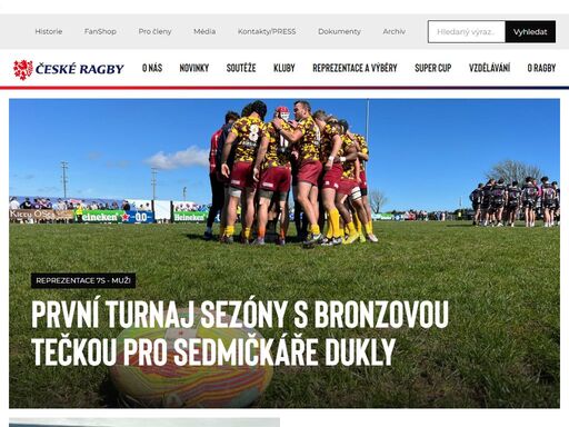 oficiální stránky české rugbyové unie