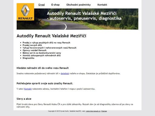 www.vrakoviste-renault.cz