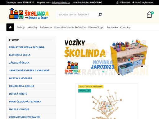 internetový obchod školinda.cz je důležitým pomocníkem při nákupu školního a dětského nábytku, hraček, sportovních potřeb či městského mobiliáře.