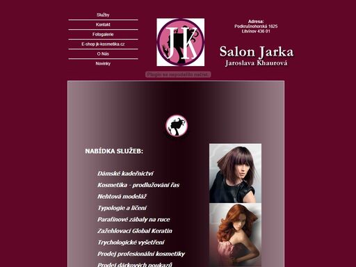 salon jarka. kadeřnictví - dámské a pánské, typologie a líčení, prodej vlasových přípravků, profesionální přístup kadeřnic, příjemné prostředí, litvínov.