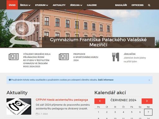 gymnázium františka palackého valašské meziříčí - jedna z nejstarších středních škol na moravě s vyučovacím jazykem českým