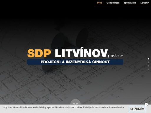 sdp litvínov - projekční a inženýrská činnost