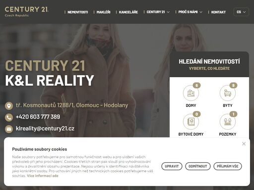 k&l reality vznikly spojením pracovních sil a přátelství kláry a lucie, tedy propojením sil z realitního a finančního trhu podložené 10-ti lety praxe a dalšími...