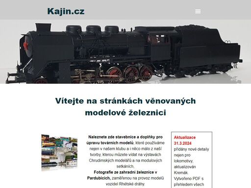 modely železničních vozidel, moduly h0 a zahradní železnice v pardubicích