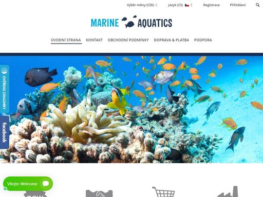 internetový obchod marine aquatics.eu se zabývá sortimentem akvarijní techniky nejen předních amerických a britských výrobců, jejichž mnohé produkty patří mezi světovou špičku v oboru a na evropském trhu se doposud objevovaly jen velmi zřídka. neváhejte a poříďte si kousek moře k vám domů...