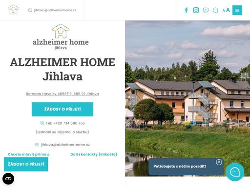 naleznete zde všechny informace, které potřebujete vědět o pobočce alzheimer home jihlava. důležitá kontaktní čísla, novinky i reference.