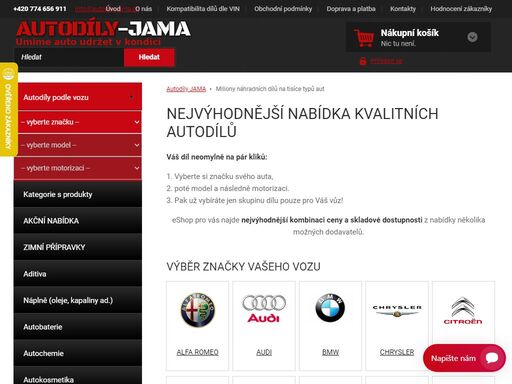 www.autodily-jama.cz